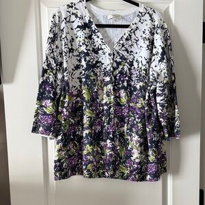 CJ Banks Floral cardigan